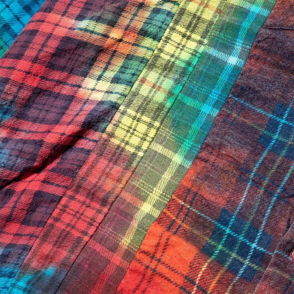 7 CUTS FLANNEL TIE DYE SHIRT FW20 16