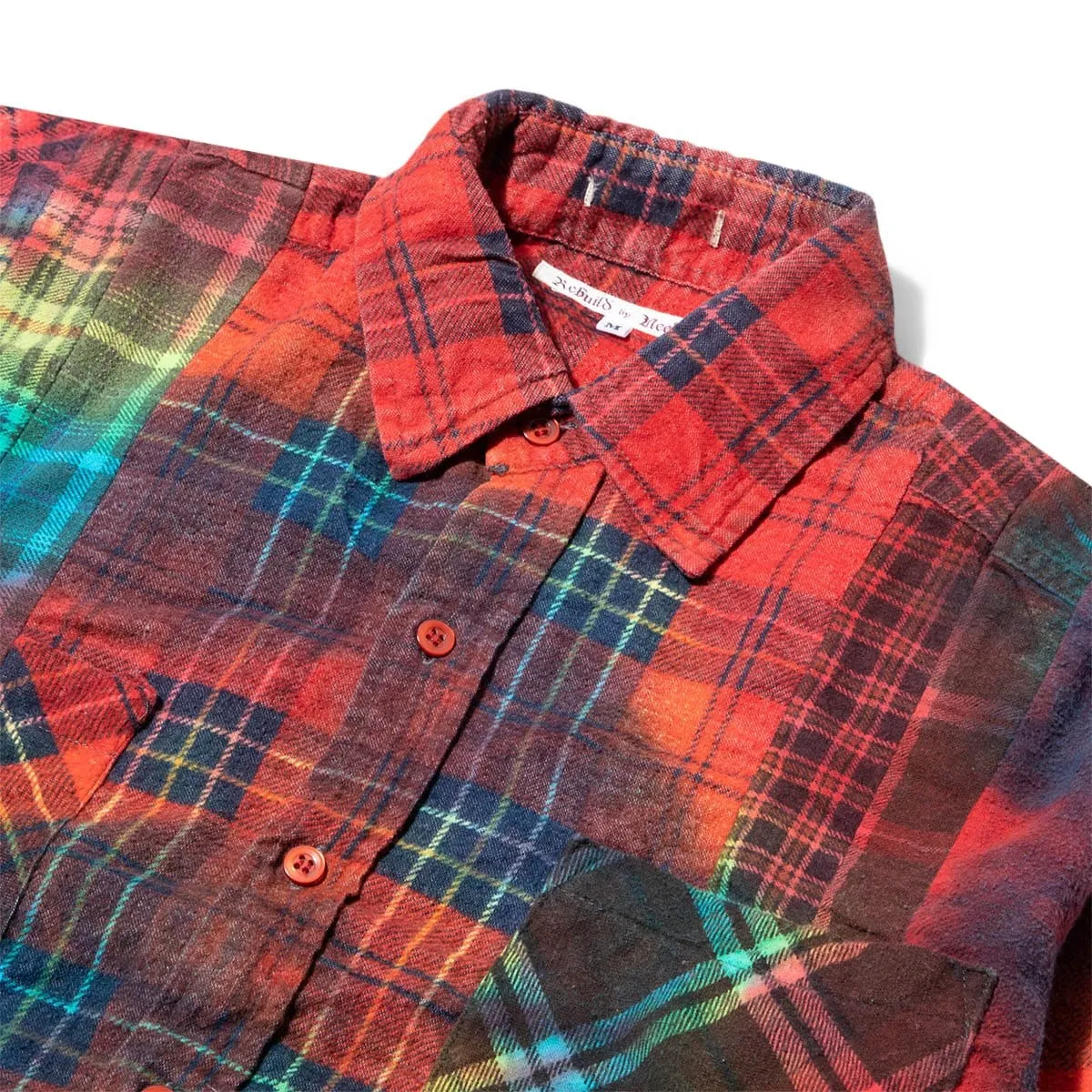 7 CUTS FLANNEL TIE DYE SHIRT FW20 16