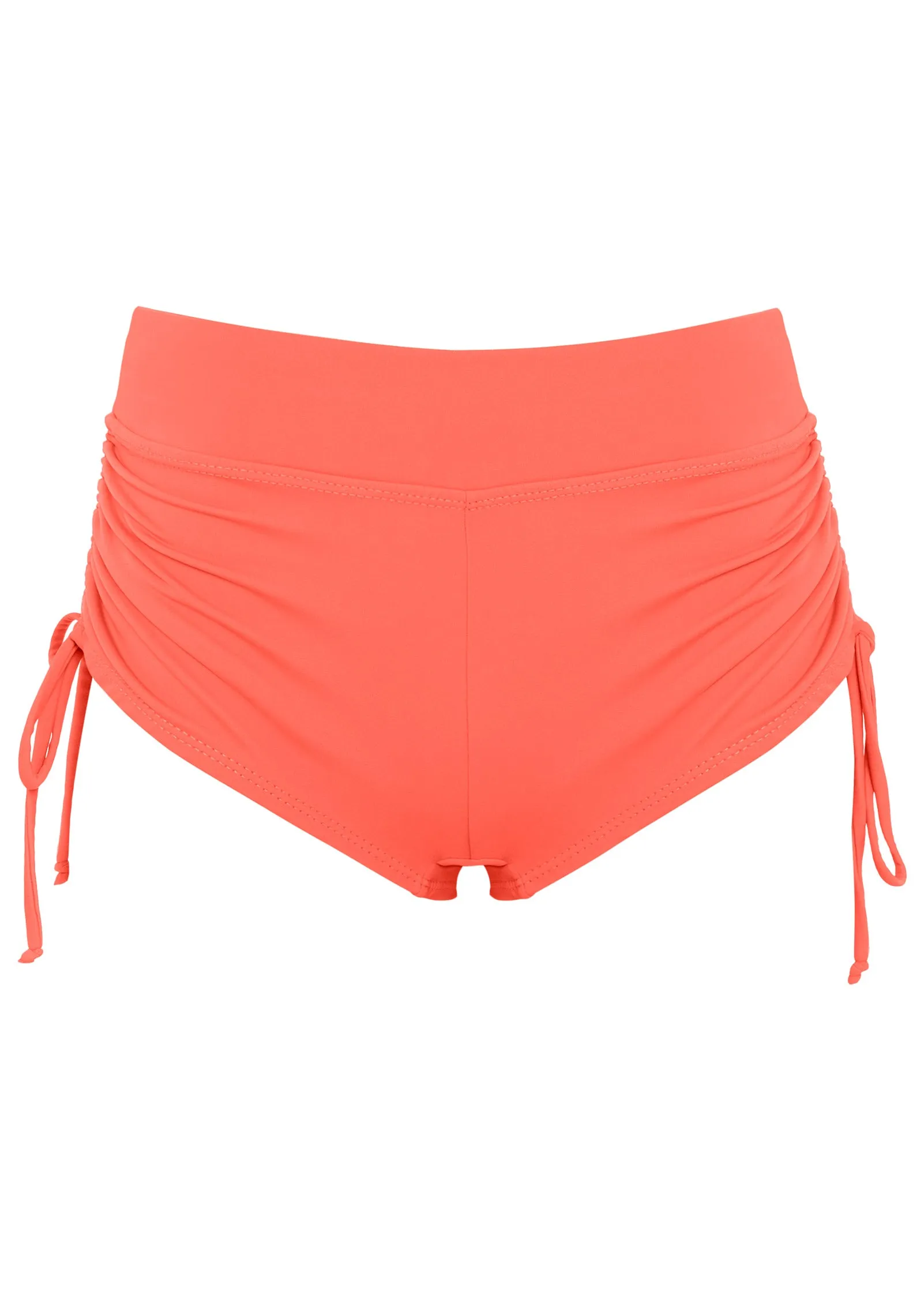 Adjustable Side Swim Short - Coral Crush