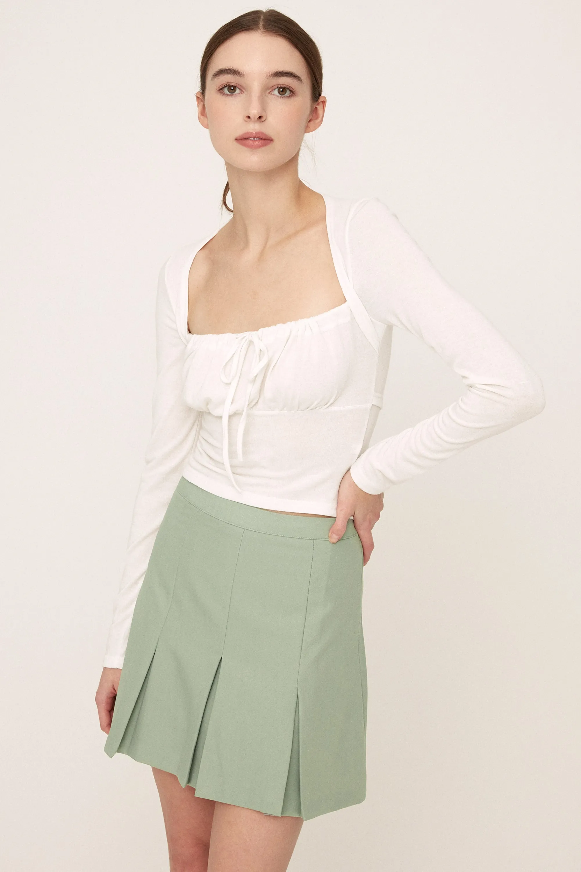 Alexis Front Ruched Top