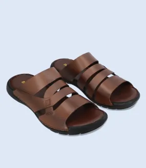 BM5988-BROWN-Men Slipper