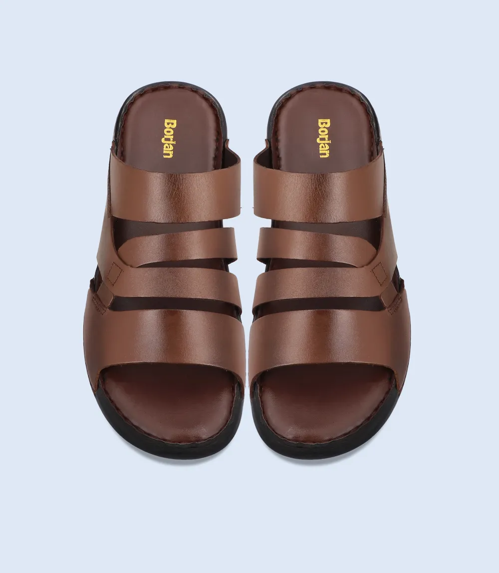 BM5988-BROWN-Men Slipper