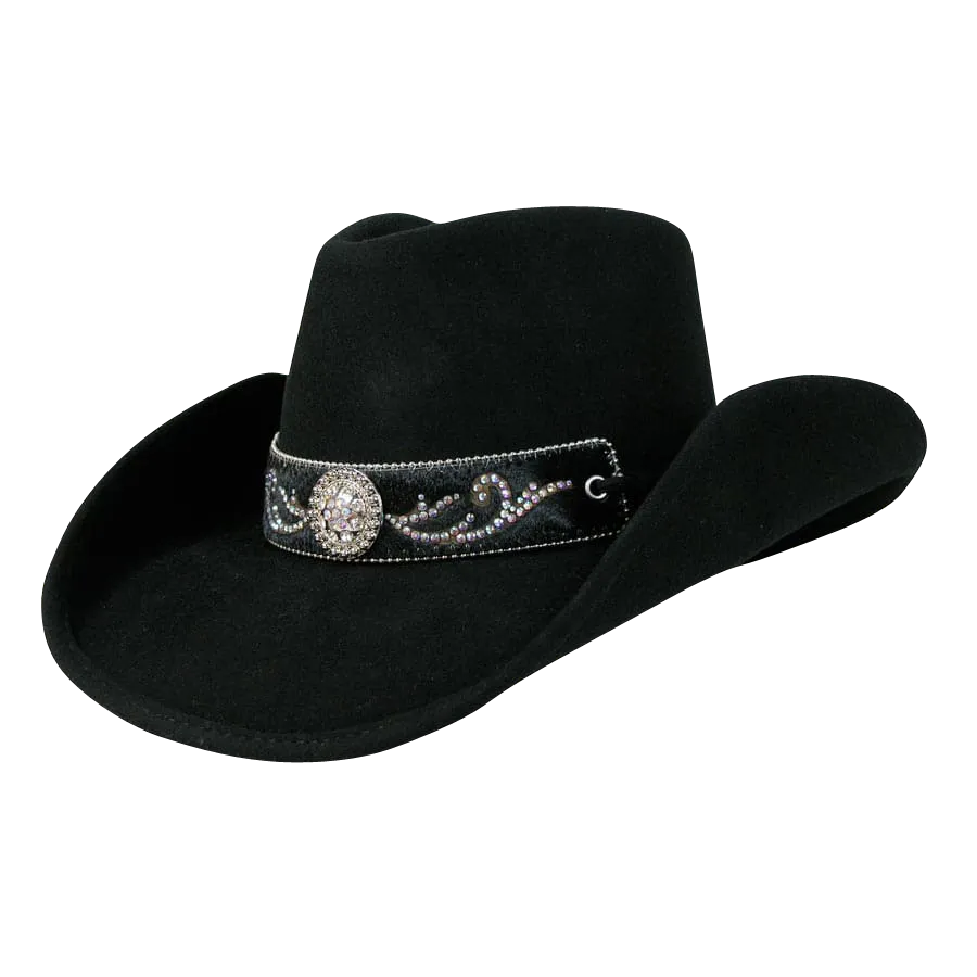 Bullhide Hangin' Out Felt Cowboy Hat - Black