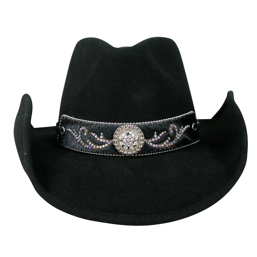 Bullhide Hangin' Out Felt Cowboy Hat - Black