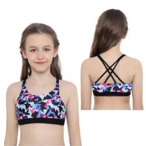 Ditto Dancewear Children's Colourful Diamond Crop Top