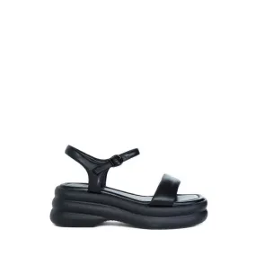 EI807-005 Platform Sandals - Black