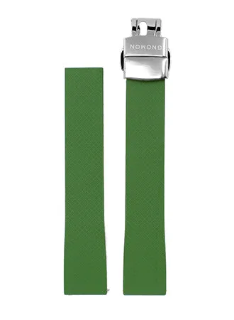 Gnomon FKM Rubber Strap Green