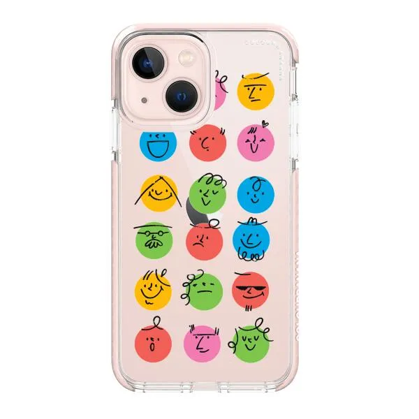 iPhone Case - Colorful Faces Set