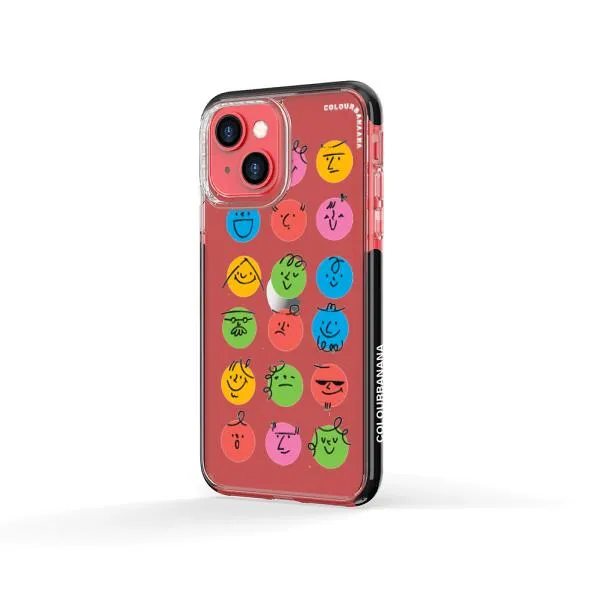 iPhone Case - Colorful Faces Set