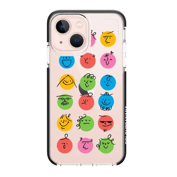 iPhone Case - Colorful Faces Set