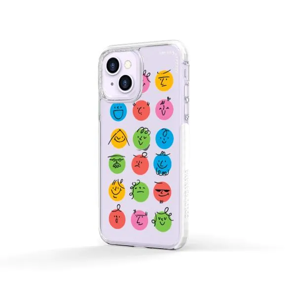 iPhone Case - Colorful Faces Set