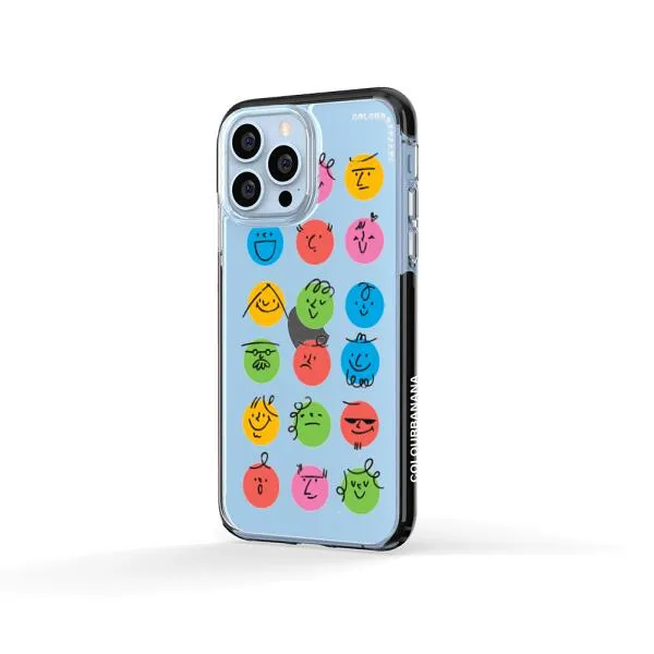 iPhone Case - Colorful Faces Set