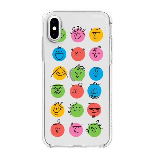 iPhone Case - Colorful Faces Set