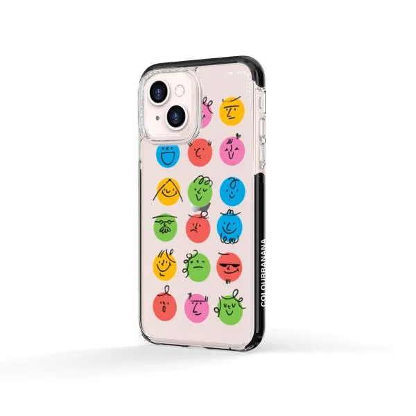 iPhone Case - Colorful Faces Set