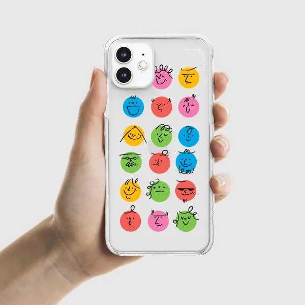 iPhone Case - Colorful Faces Set