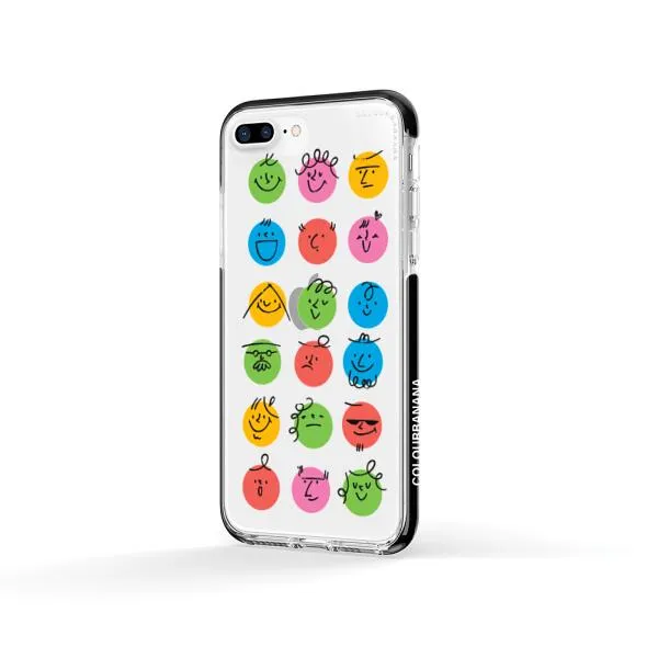 iPhone Case - Colorful Faces Set