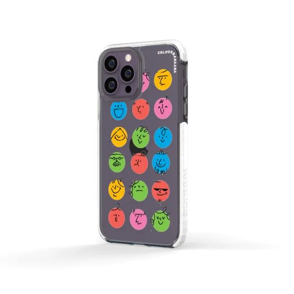 iPhone Case - Colorful Faces Set