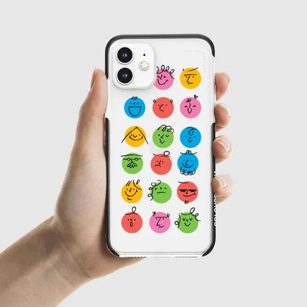 iPhone Case - Colorful Faces Set