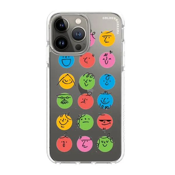 iPhone Case - Colorful Faces Set