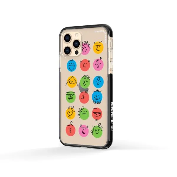 iPhone Case - Colorful Faces Set