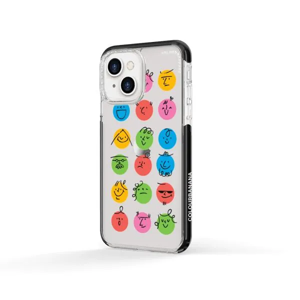 iPhone Case - Colorful Faces Set