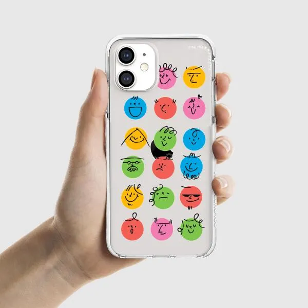 iPhone Case - Colorful Faces Set