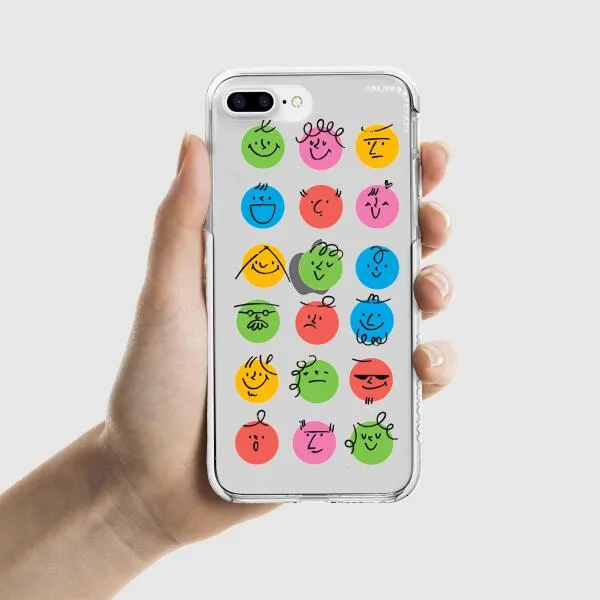 iPhone Case - Colorful Faces Set