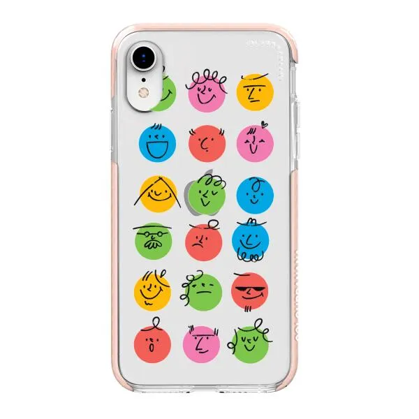 iPhone Case - Colorful Faces Set