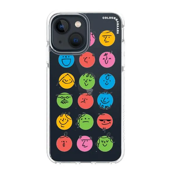 iPhone Case - Colorful Faces Set