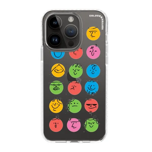 iPhone Case - Colorful Faces Set