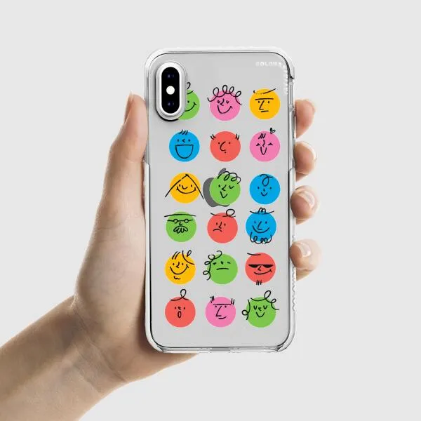 iPhone Case - Colorful Faces Set