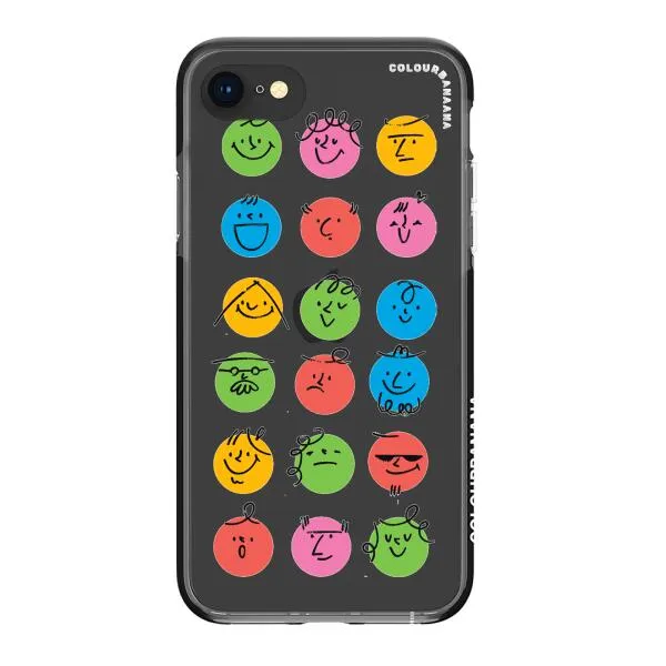 iPhone Case - Colorful Faces Set