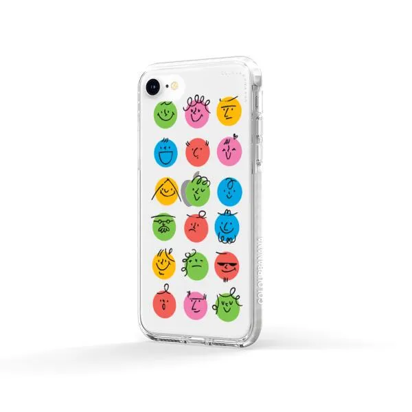 iPhone Case - Colorful Faces Set