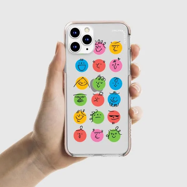 iPhone Case - Colorful Faces Set