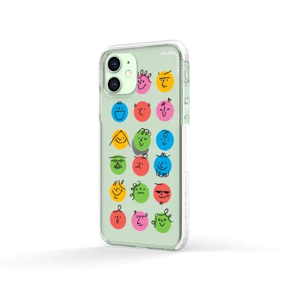 iPhone Case - Colorful Faces Set