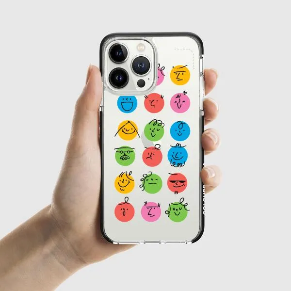 iPhone Case - Colorful Faces Set