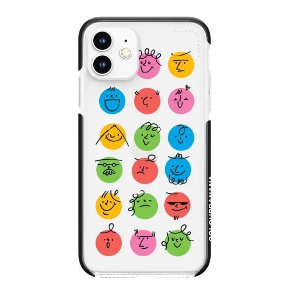 iPhone Case - Colorful Faces Set