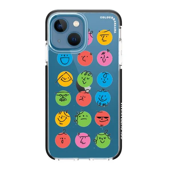 iPhone Case - Colorful Faces Set