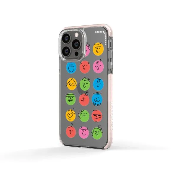 iPhone Case - Colorful Faces Set