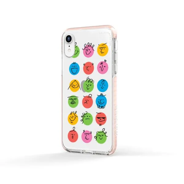 iPhone Case - Colorful Faces Set