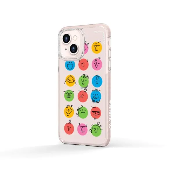 iPhone Case - Colorful Faces Set