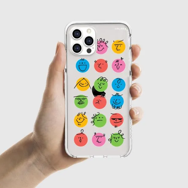 iPhone Case - Colorful Faces Set