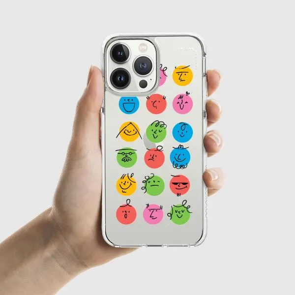 iPhone Case - Colorful Faces Set