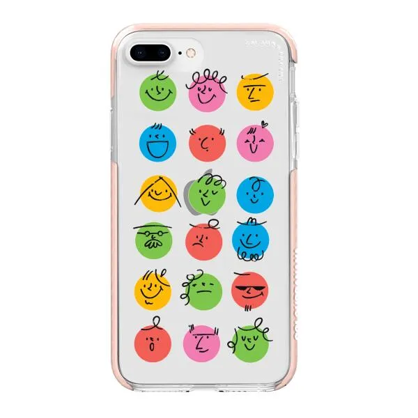 iPhone Case - Colorful Faces Set