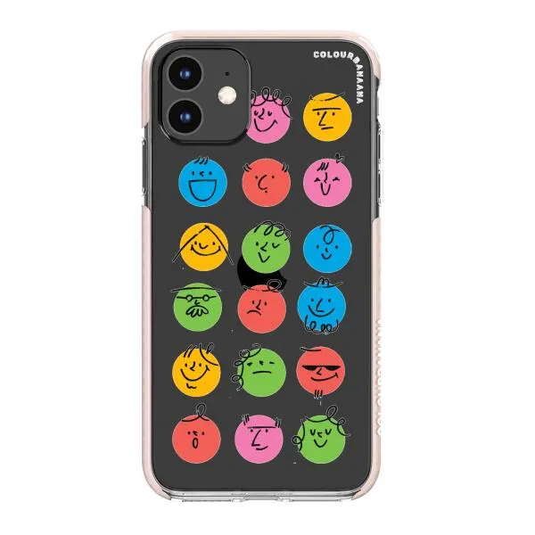 iPhone Case - Colorful Faces Set