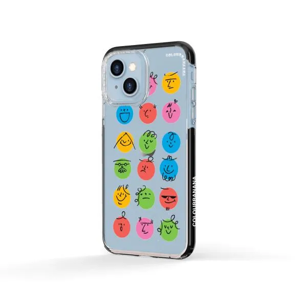 iPhone Case - Colorful Faces Set