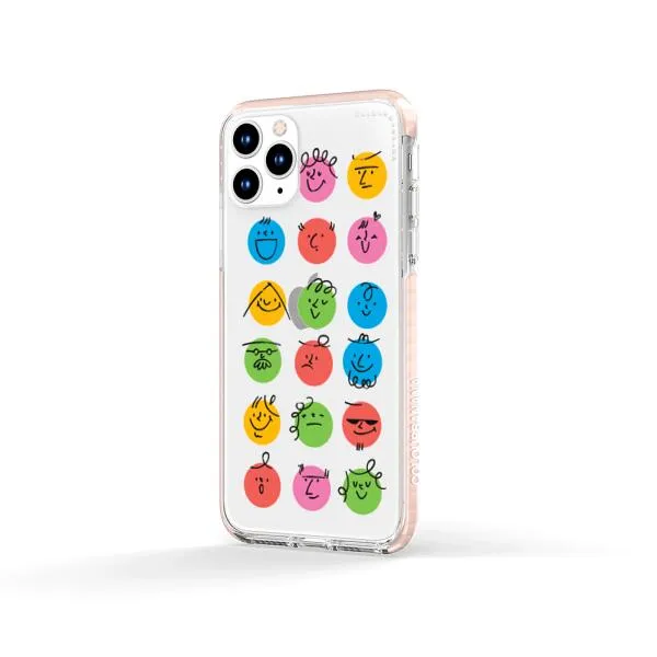 iPhone Case - Colorful Faces Set