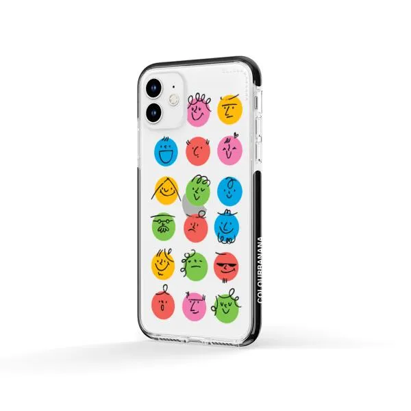 iPhone Case - Colorful Faces Set