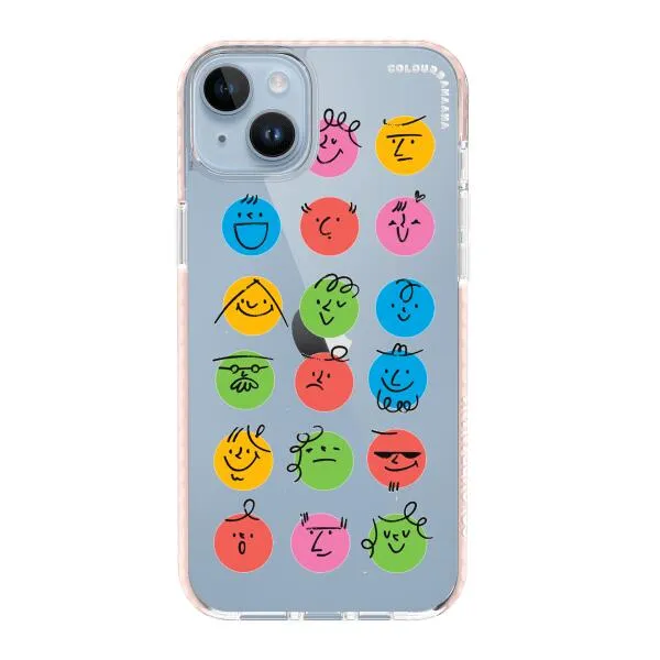 iPhone Case - Colorful Faces Set