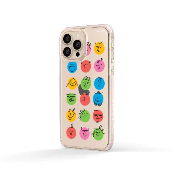 iPhone Case - Colorful Faces Set